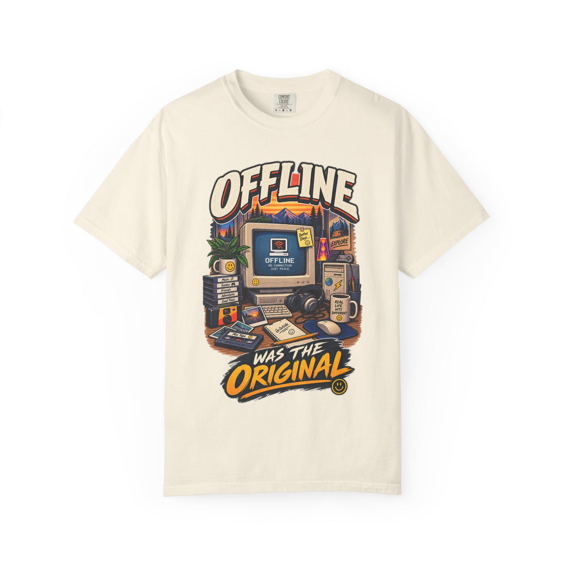 Retro 'Offline Was the Original' Graphic T-Shirt