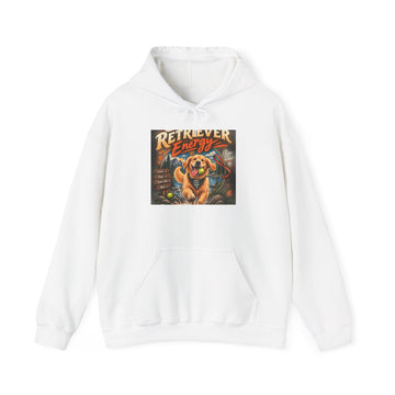 Retriever Energy Hoodie — Vintage Golden Retriever Graphic Sweatshirt