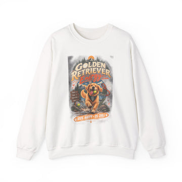 Golden Retriever Rescue Crewneck Sweatshirt – Retro Dog Lover Pullover