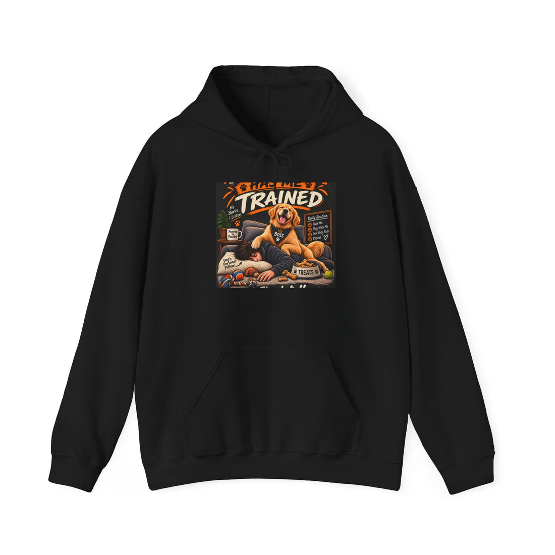 Trained Wrestling Hoodie — Vintage Wrestler Graphic Sweatshirt