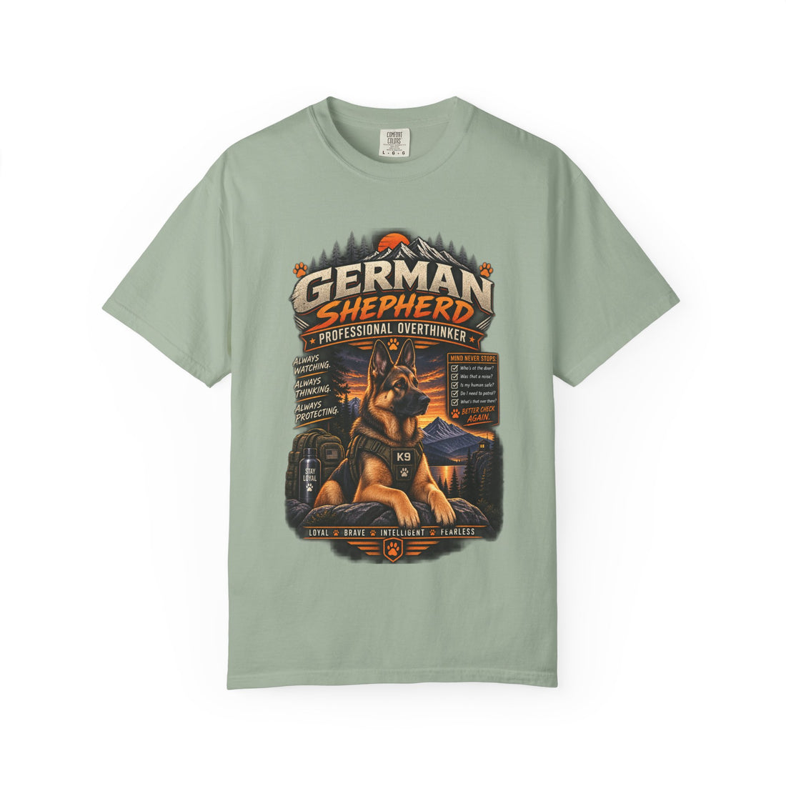 German Shepherd T-Shirt — Professional & Loyal K9 Dog Lover Tee
