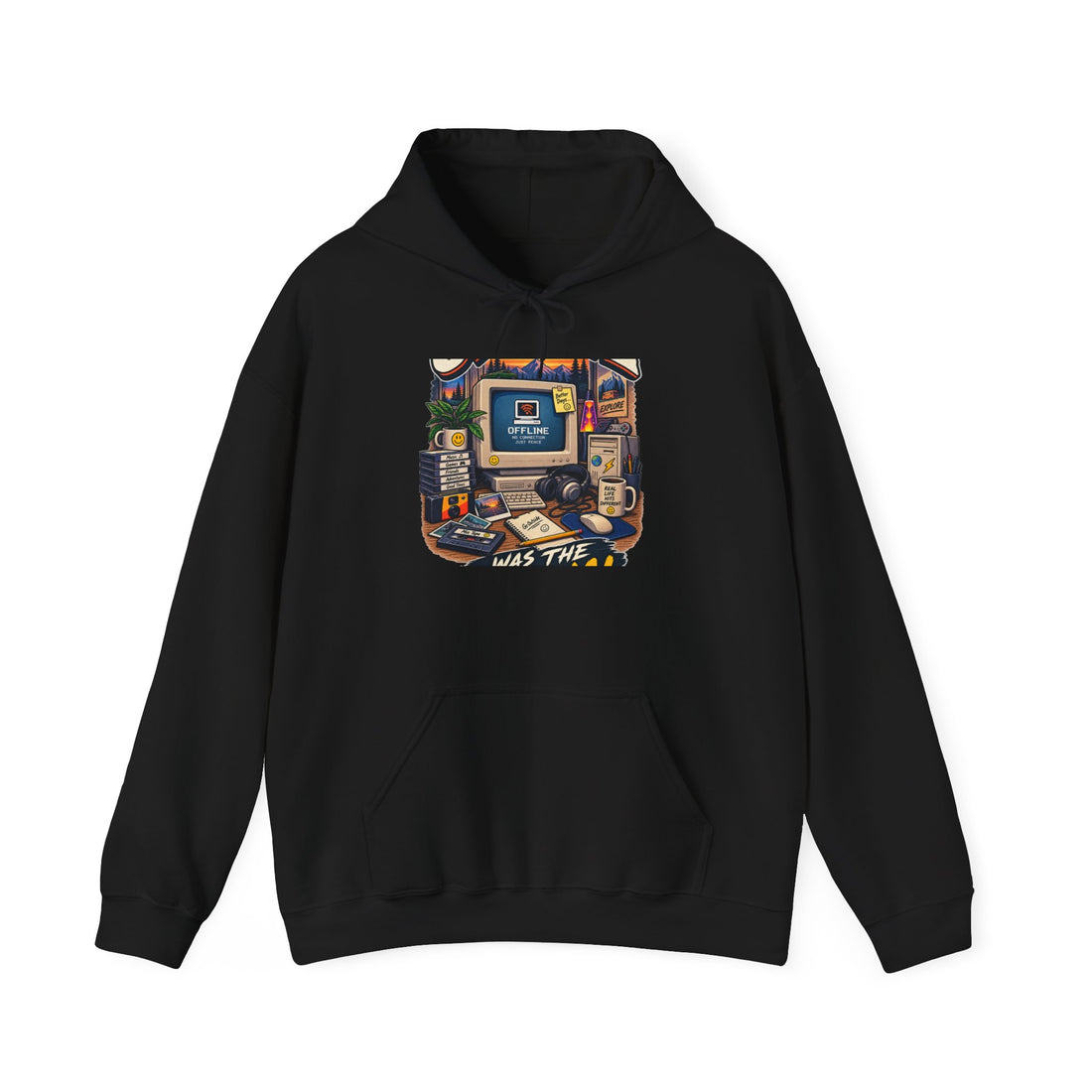 Retro Gaming Hoodie — "This Is The" Vintage Computer Arcade Sweatshirt