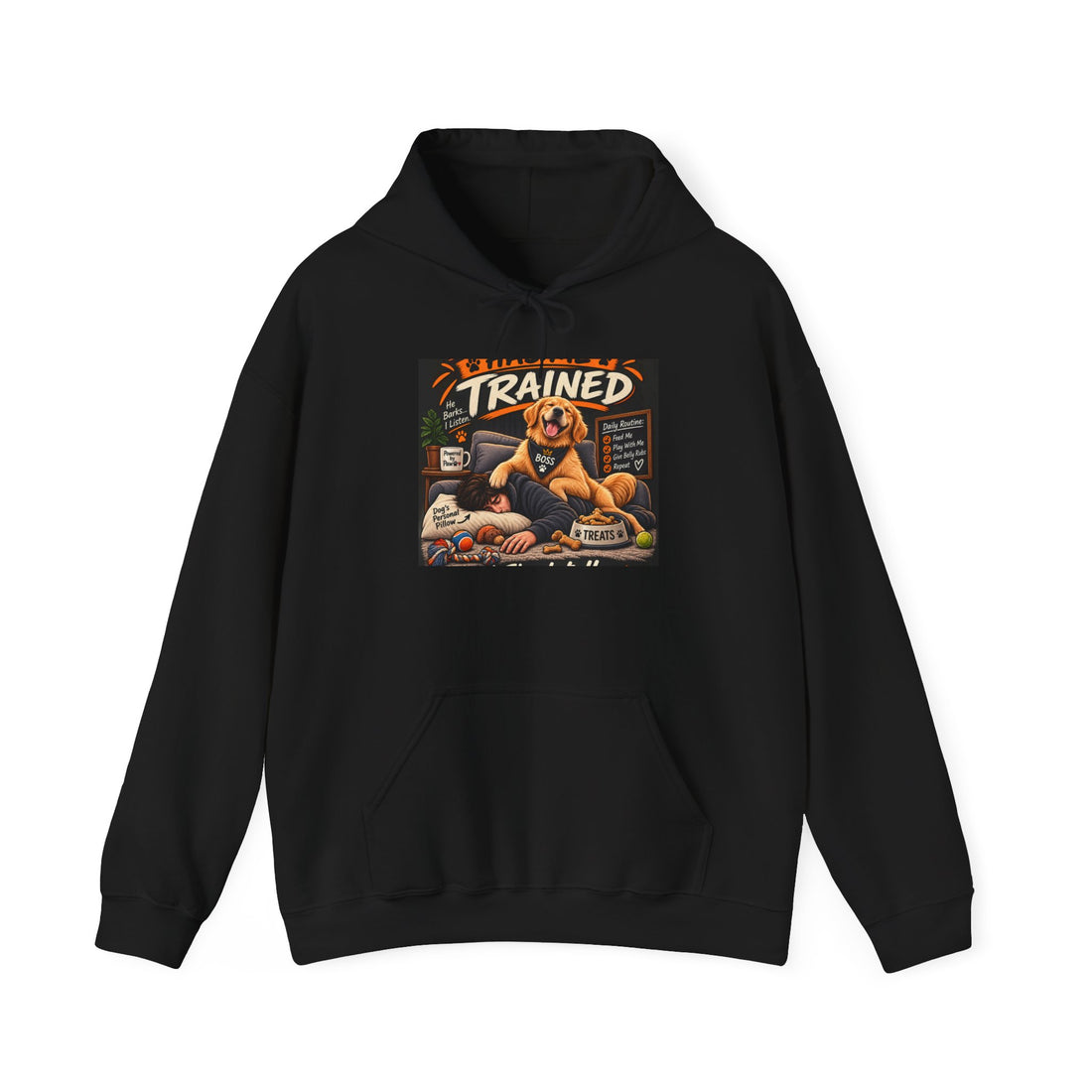 Trained Pitbull Hoodie — Vintage Pet Trainer Design