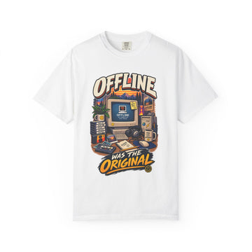 Offline Was the Original T-Shirt — Retro Computer Vintage Tech Tee